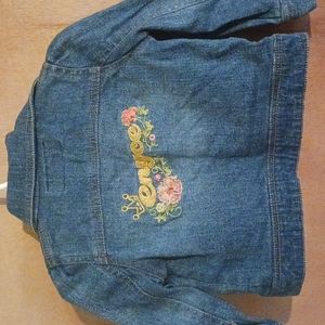 《ENYCE》 Embroidered Jean Jacket •Size 18 mths •NWOT•